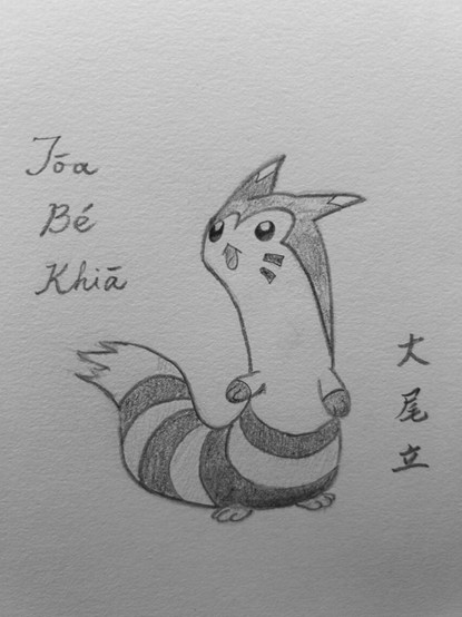 大尾竪